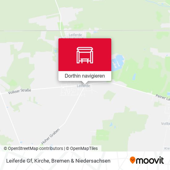 Leiferde Gf, Kirche Karte