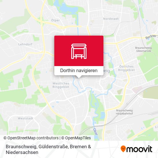 Braunschweig, Güldenstraße Karte