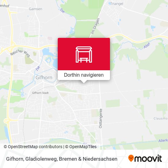 Gifhorn, Gladiolenweg Karte