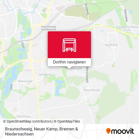 Braunschweig, Neuer Kamp Karte