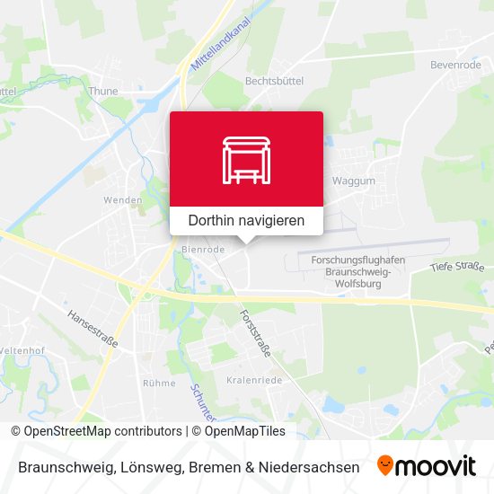 Braunschweig, Lönsweg Karte