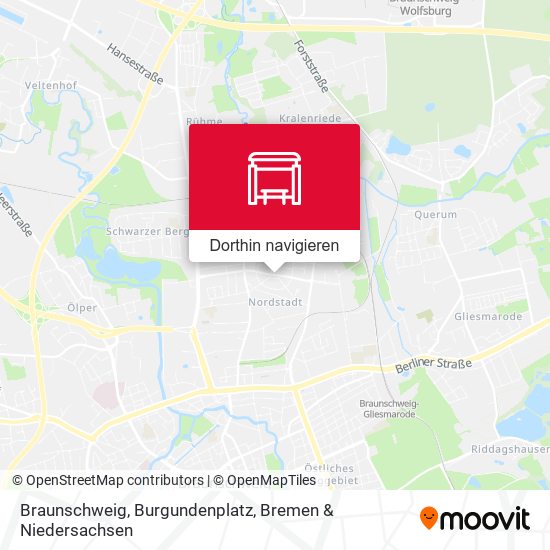 Braunschweig, Burgundenplatz Karte