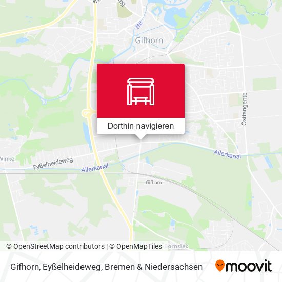 Gifhorn, Eyßelheideweg Karte