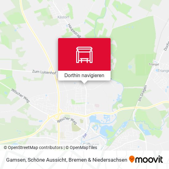 Gamsen, Schöne Aussicht Karte