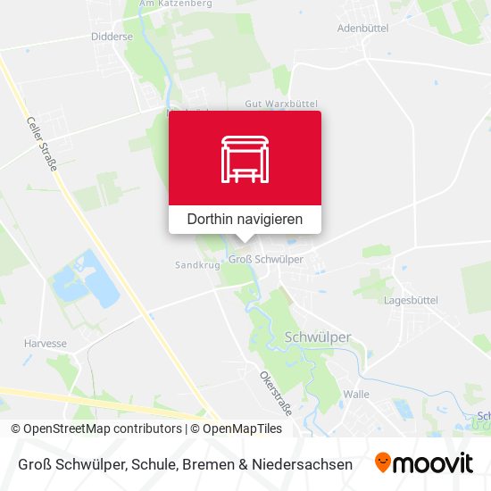 Groß Schwülper, Schule Karte