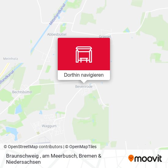 Braunschweig , am Meerbusch Karte