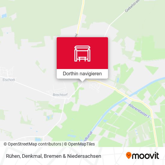 Rühen, Denkmal Karte