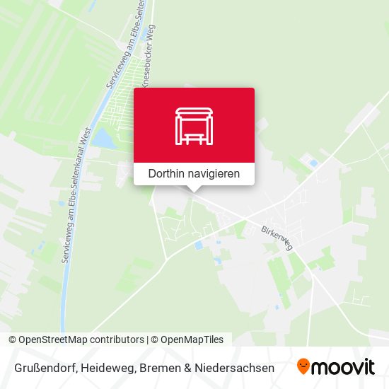 Grußendorf, Heideweg Karte