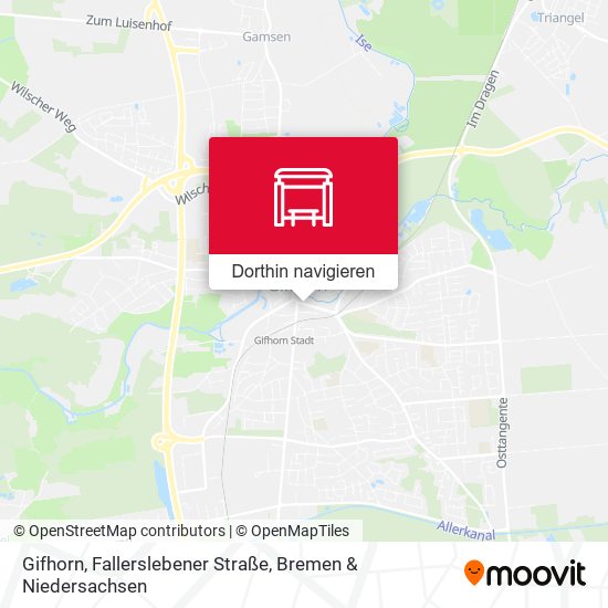 Gifhorn, Fallerslebener Straße Karte