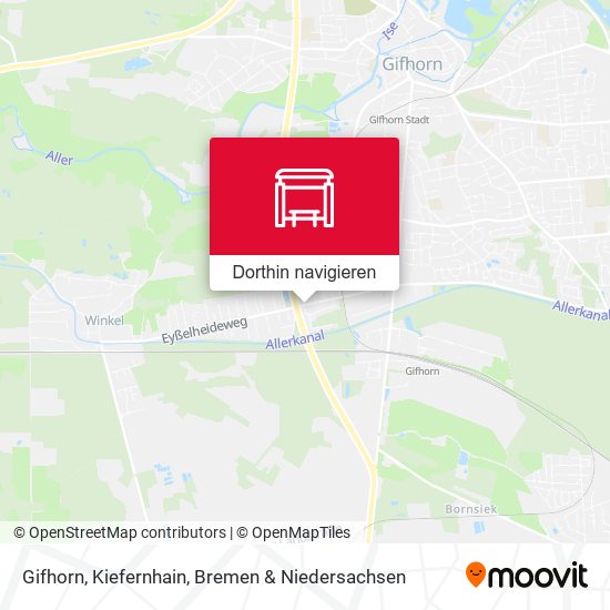 Gifhorn, Kiefernhain Karte