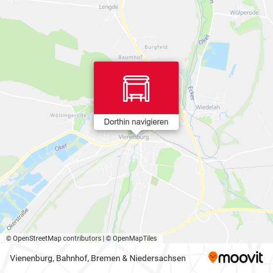 Vienenburg, Bahnhof Karte