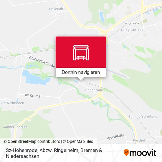 Sz-Hohenrode, Abzw. Ringelheim Karte