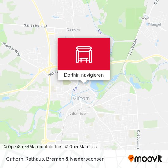Gifhorn, Rathaus Karte