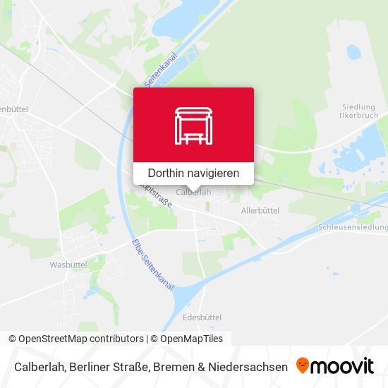 Calberlah, Berliner Straße Karte