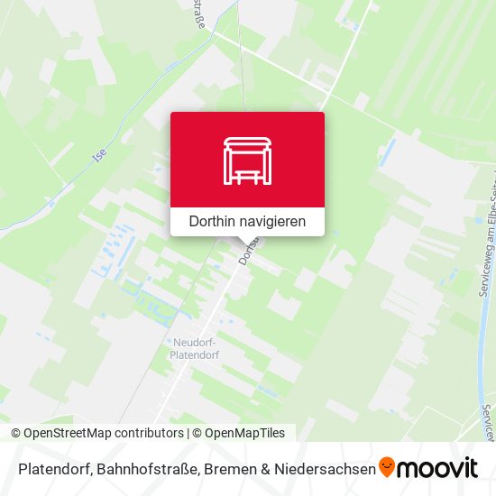 Platendorf, Bahnhofstraße Karte