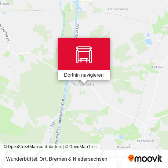 Wunderbüttel, Ort Karte