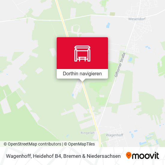 Wagenhoff, Heidehof B4 Karte