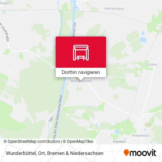 Wunderbüttel, Ort Karte