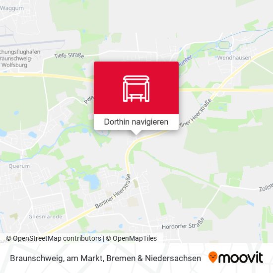 Braunschweig, am Markt Karte