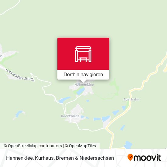 Hahnenklee, Kurhaus Karte