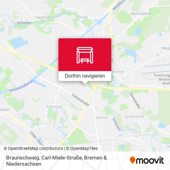 Braunschweig, Carl-Miele-Straße Karte