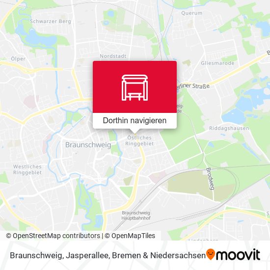 Braunschweig, Jasperallee Karte