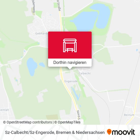 Sz-Calbecht/Sz-Engerode Karte
