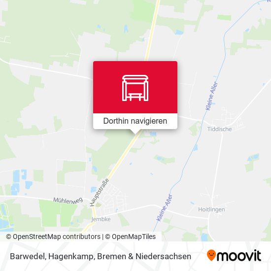 Barwedel, Hagenkamp Karte