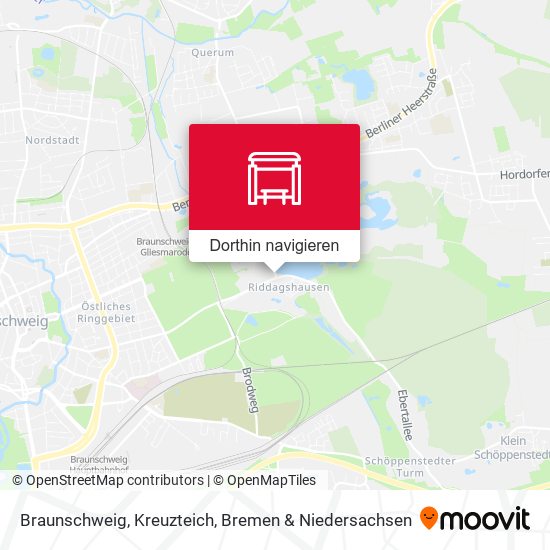 Braunschweig, Kreuzteich Karte
