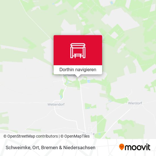 Schweimke, Ort Karte