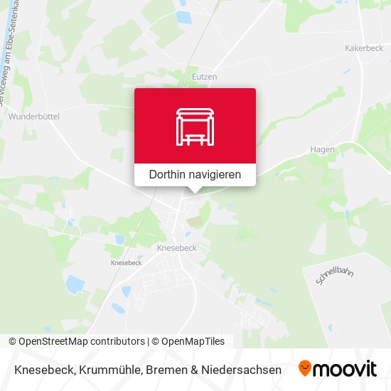 Knesebeck, Krummühle Karte