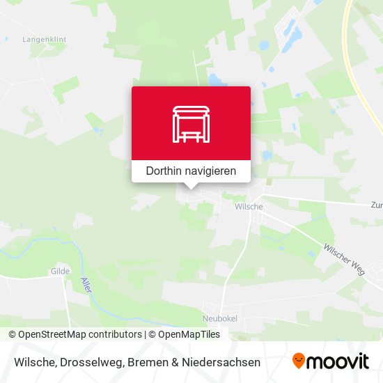 Wilsche, Drosselweg Karte