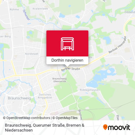 Braunschweig, Querumer Straße Karte