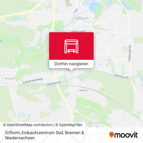 Gifhorn, Einkaufszentrum Süd Karte