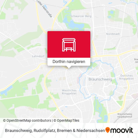 Braunschweig, Rudolfplatz Karte