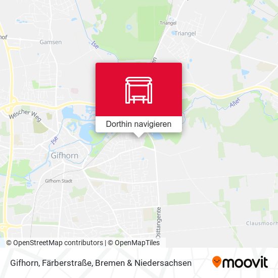 Gifhorn, Färberstraße Karte