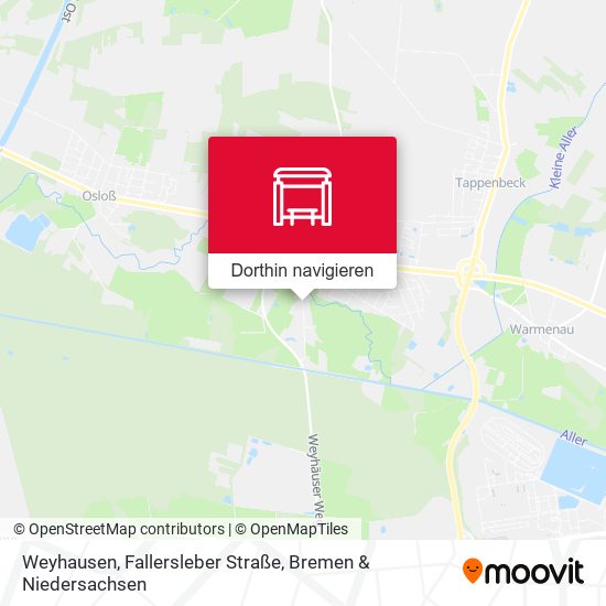 Weyhausen, Fallersleber Straße Karte