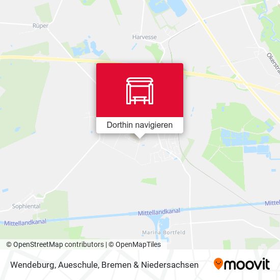 Wendeburg, Aueschule Karte