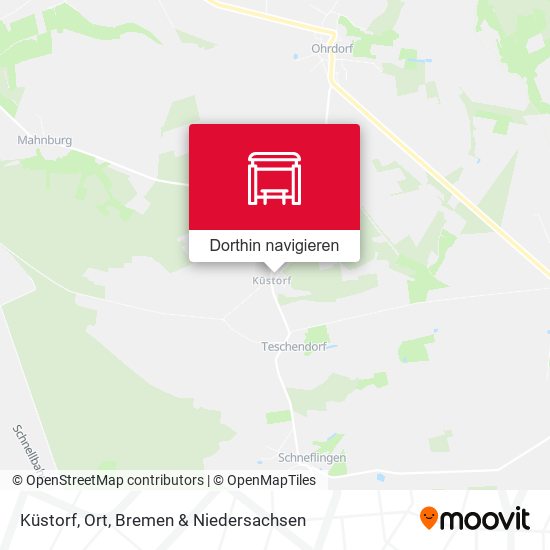 Küstorf, Ort Karte