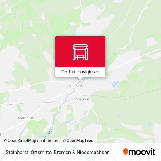 Steinhorst, Ortsmitte Karte