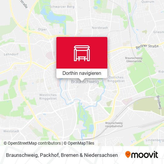 Braunschweig, Packhof Karte