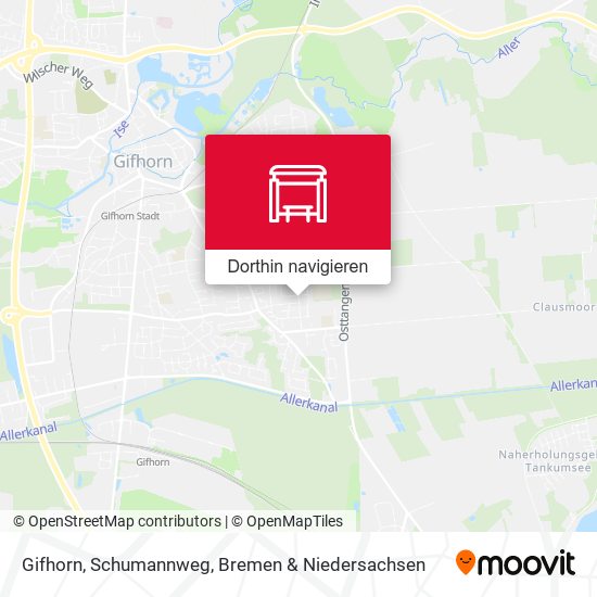 Gifhorn, Schumannweg Karte