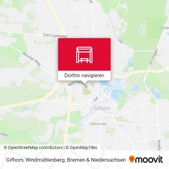 Gifhorn, Windmühlenberg Karte