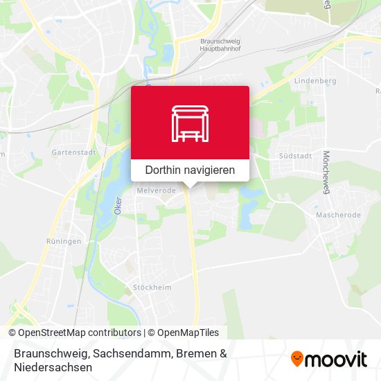 Braunschweig, Sachsendamm Karte
