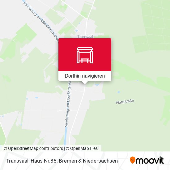 Transvaal, Haus Nr.85 Karte