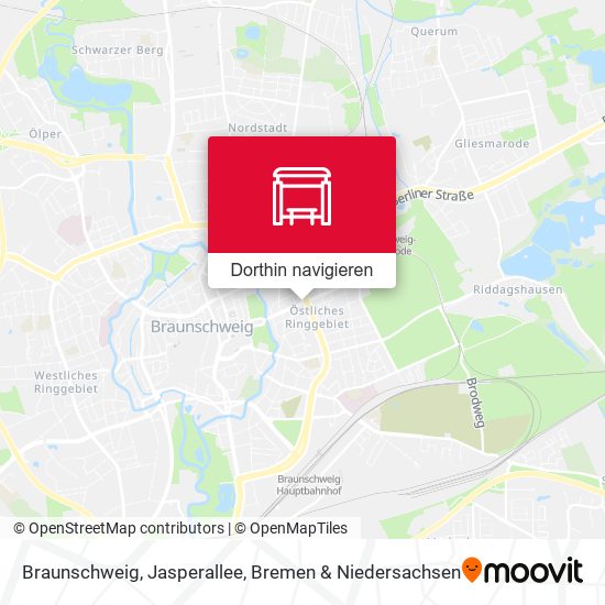 Braunschweig, Jasperallee Karte