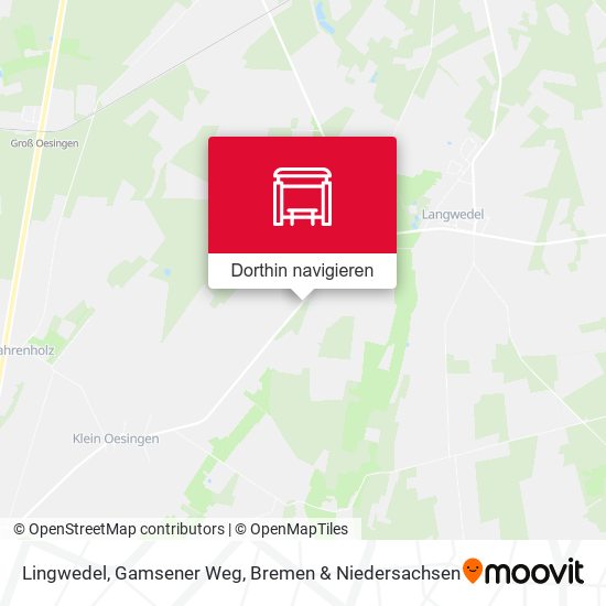 Lingwedel, Gamsener Weg Karte