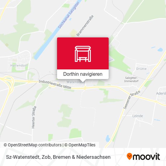 Sz-Watenstedt, Zob Karte