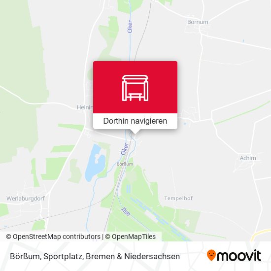 Börßum, Sportplatz Karte