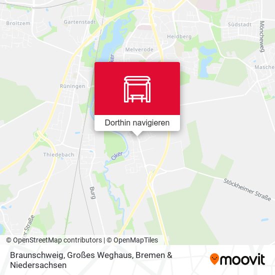 Braunschweig, Großes Weghaus Karte